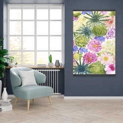 Magnetic 28 x 42 - Bundle of exotic flowers
