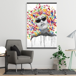 Magnetic 28 x 42 - Woman street art pop