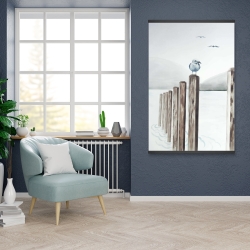 Magnétique 28 x 42 - Mouette à la marina
