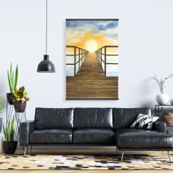 Magnétique 28 x 42 - Couché de soleil dans la mer