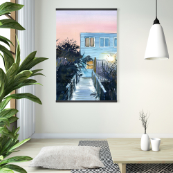 Magnétique 28 x 42 - Maison de plage