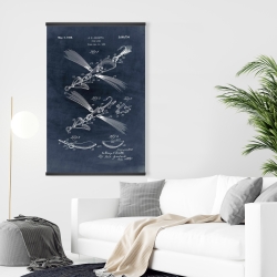Magnétique 28 x 42 - Plan d'un leurre de poisson