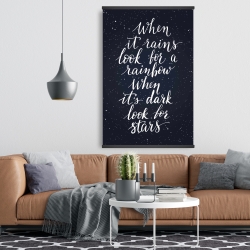 Magnétique 28 x 42 - Arc-en-ciel et étoiles