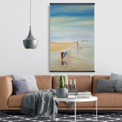 Magnétique 28 x 42 - Enfants à la plage