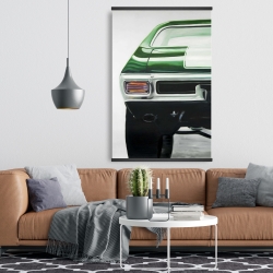 Magnetic 28 x 42 - Classic dark green car
