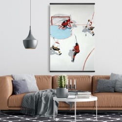 Magnétique 28 x 42 - Partie de hockey mouvementé