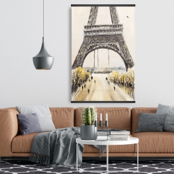 Magnetic 28 x 42 - Eiffel tower with flying birds