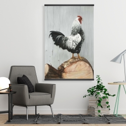 Magnétique 28 x 42 - Coq wyandotte