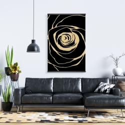 Magnetic 28 x 42 - Black rose