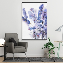 Magnétique 28 x 42 - Fleurs de lavande à l'aquarelle