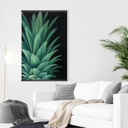 Magnétique 28 x 42 - Feuilles d'ananas