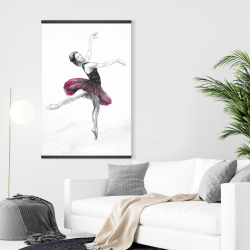 Magnetic 28 x 42 - Small pink ballerina