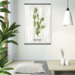Magnetic 28 x 42 - Rosemary on wood