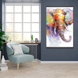 Magnetic 28 x 42 - Beautiful and colorful elephant