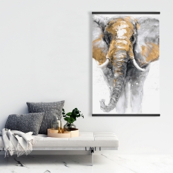 Magnétique 28 x 42 - éléphant doré