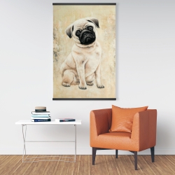 Magnétique 28 x 42 - Petit chien pug