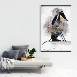 Magnetic 28 x 42 - Afghan hound dog in cartoon