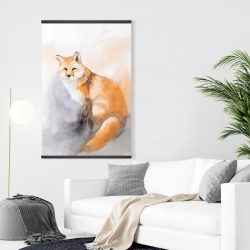 Magnetic 28 x 42 - Watercolor fox