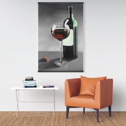Magnetic 28 x 42 - Bottle of burgundy