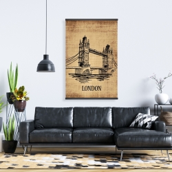 Magnetic 28 x 42 - Tower bridge illustration
