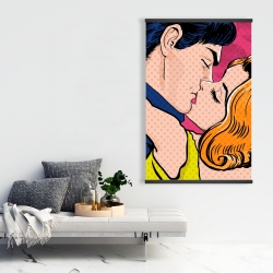 Magnetic 28 x 42 - Pop art style couple