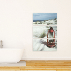 Toile 24 x 36 - Lanterne sur la plage