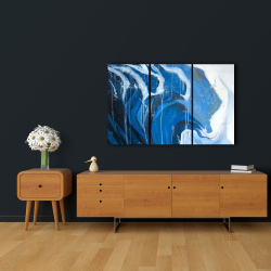 Toile 24 x 36 - Vague abstraite en mouvement