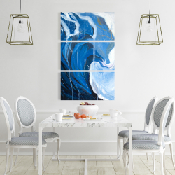 Toile 24 x 36 - Vague abstraite en mouvement