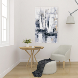 Toile 24 x 36 - Voiliers style industriels