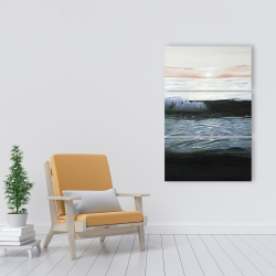 Toile 24 x 36 - Coucher de soleil désaturée