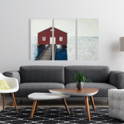 Toile 24 x 36 - Hangar à bateaux