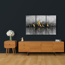 Toile 24 x 36 - Voiliers d'or