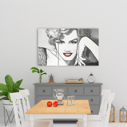 Canvas 24 x 36 - Vintage style marilyn monroe