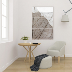 Toile 24 x 36 - Feuilles séchées translucides