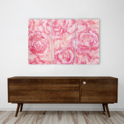 Canvas 24 x 36 - Roses in watercolor