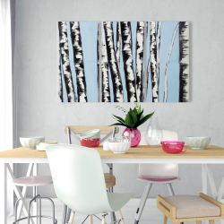 Canvas 24 x 36 - Pastel birches