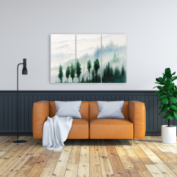 Canvas 24 x 36 - Landscape in watercolor
