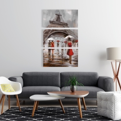 Canvas 24 x 36 - Near the eiffel tower