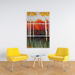 Toile 24 x 36 - Bouleaux en automne