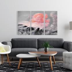 Canvas 24 x 36 - Pink clouds