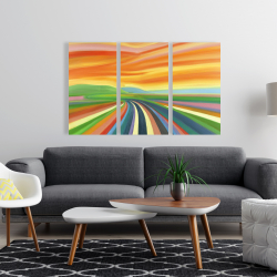 Canvas 24 x 36 - Colorful road