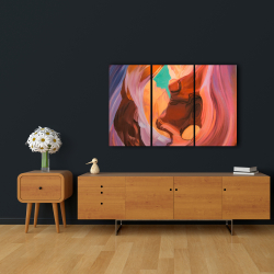 Canvas 24 x 36 - Inside view of antelope canyon