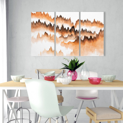 Canvas 24 x 36 - Mountain of fir trees