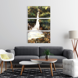 Canvas 24 x 36 - Watercolor waterfalls