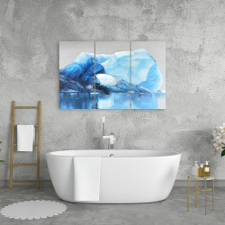Canvas 24 x 36 - Iceland icebergs