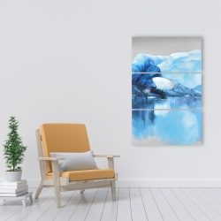 Toile 24 x 36 - Icebergs d'islande