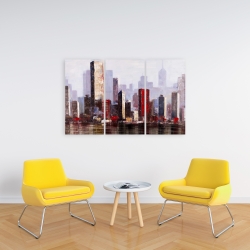 Toile 24 x 36 - Ville style industrielle