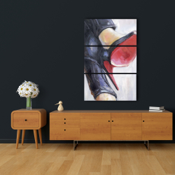 Canvas 24 x 36 - Crossed legs and high heels