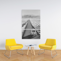 Toile 24 x 36 - Voiture sur la route