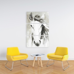 Canvas 24 x 36 - Beautiful abstract horse